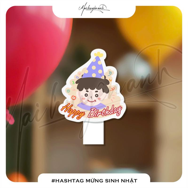 [HASTAG SINH NHẬT ] Hashtag cầm tay chụp hình đám cưới, họp lớp, sự kiện thiết kế 7