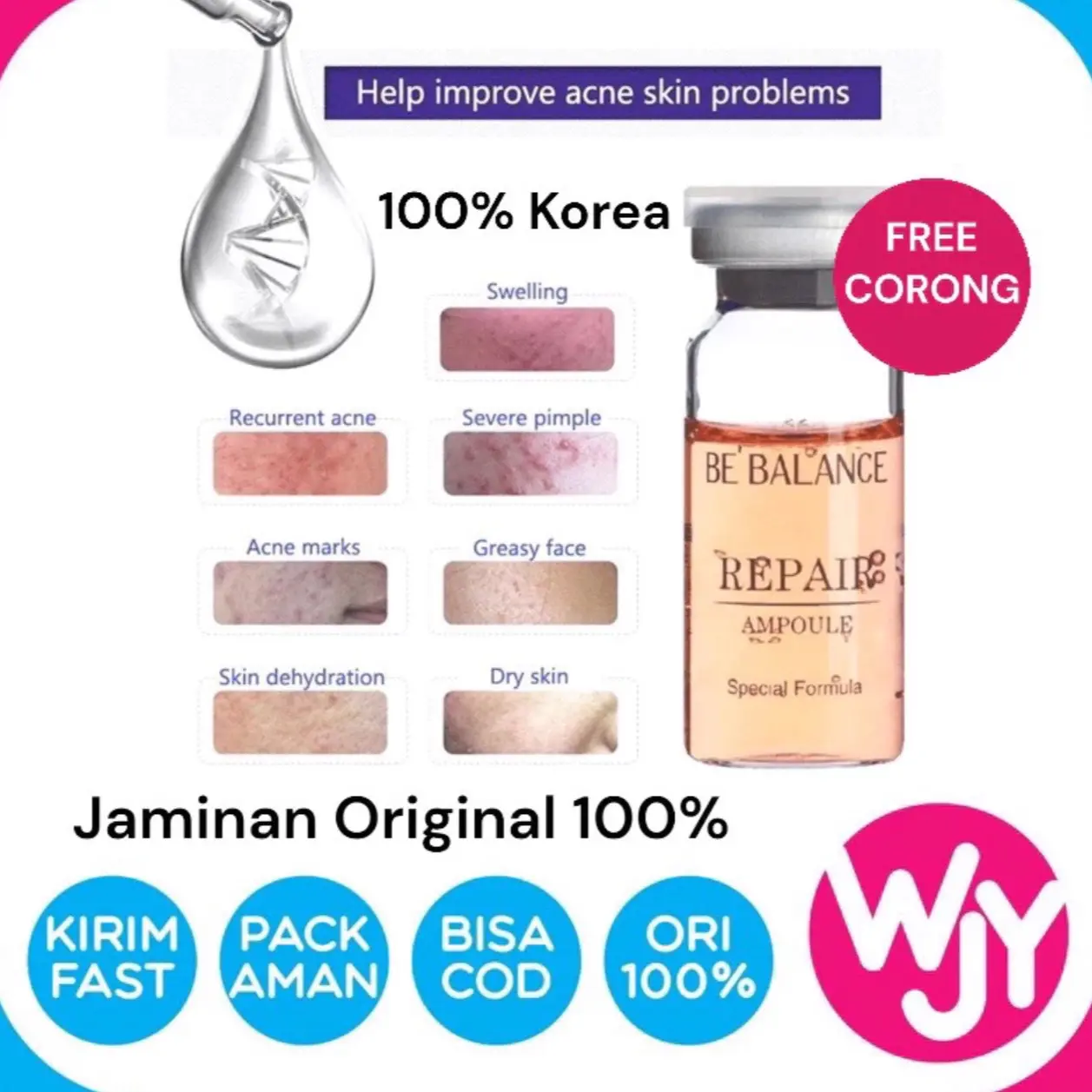 BE BALANCE REPAIR ORIGINAL KOREA BISA COD Mencerahkan Wajah