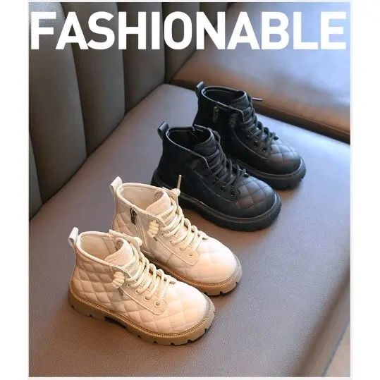 SEPATU BOOTS ANAK MODEL TALI RESLETING SIZE 26-36 JN 6929 KIDS 2
