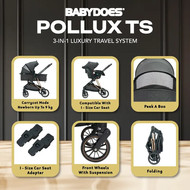 BABYDOES Pollux Ts Stroller 2