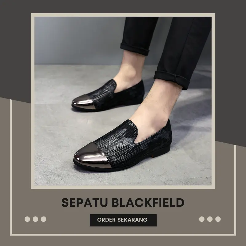 Sepatu Black Field - Casual Shoes - Model Terbaru 2