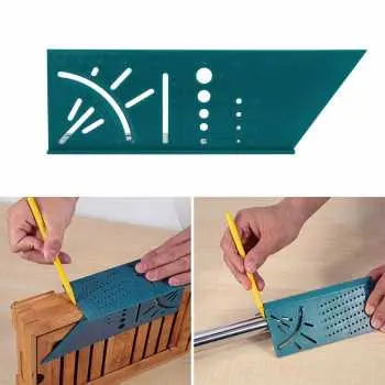 N22Penggaris Houkiper Penggaris Mark Line Gauge T-Type Ruler 90 Degree - HK3D 1
