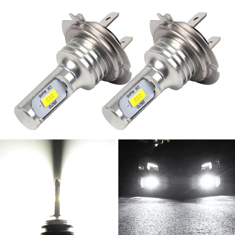 Product Introduction of H7 LED Headlight Kit 80W 10000LM Hi Or Lo Beam Bulbs 6000K White IP68 39