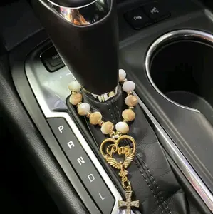 Gantungan Aksesoris kendaraan Rosario suci Mini