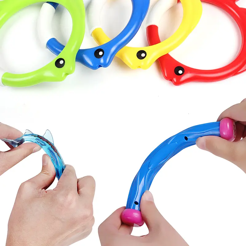 Underwater Diving Toys 28PCS Set, Kids Diving Gems Rings Sticks Torpedo Swimming Pool Toys with Carrying Bag 4