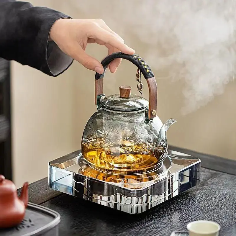 High-grade stove-crystal electric ceramic tea stove tea maker heat-resistant glass electric tea stove kettle teapot