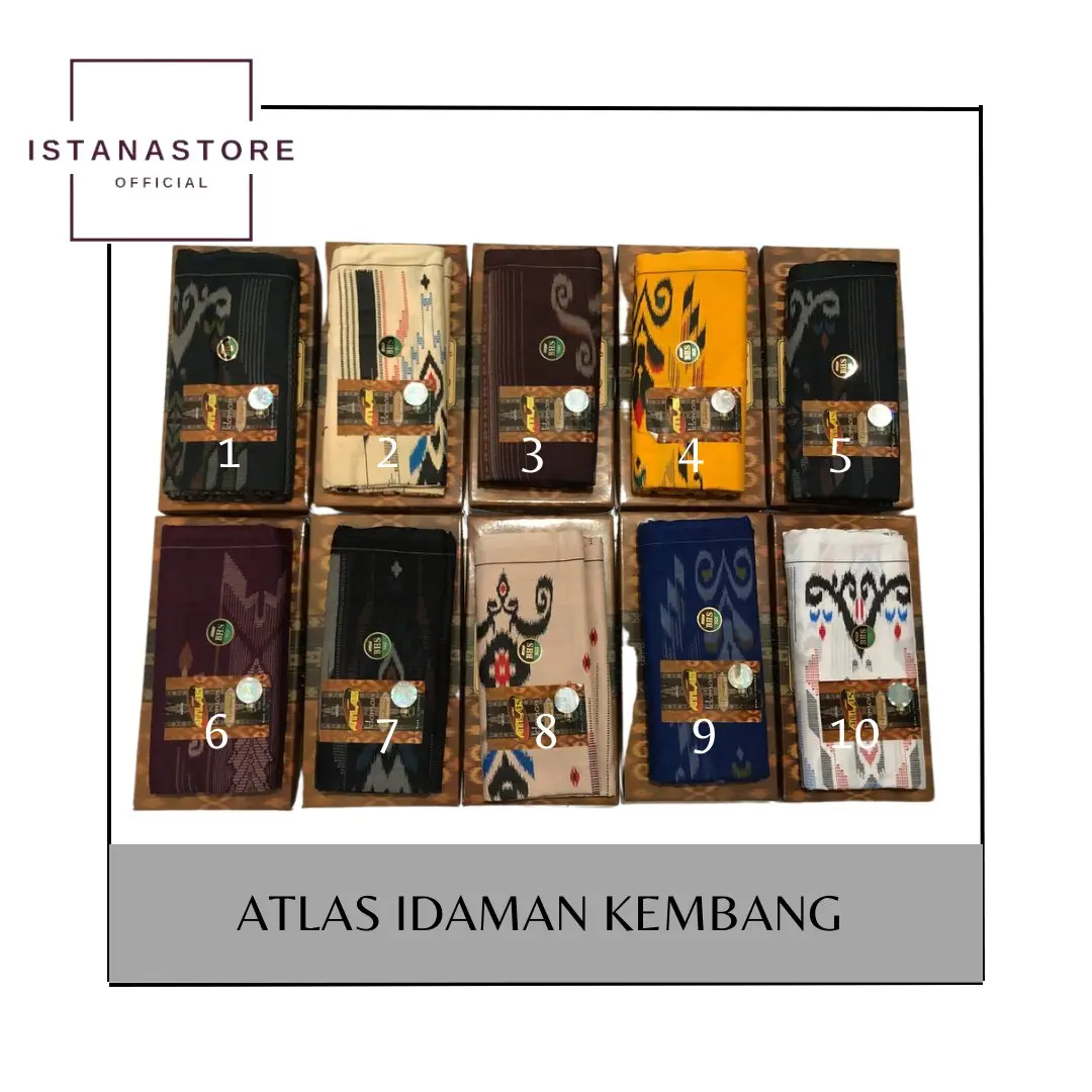 Sarung Atlas BHS Idaman Kembang