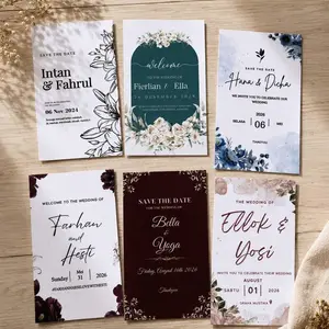Hangtag Wedding Custom ISI 100Pcs | Hangtag Souvenir Pernikahan | Label Tag Souvenir Nikah | Hangtag Nikah Custom