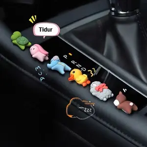 AKSESORIS DASHBOARD MOBIL ORNAMEN MINIATUR 6 Dekorasi Kura-kura Kartun