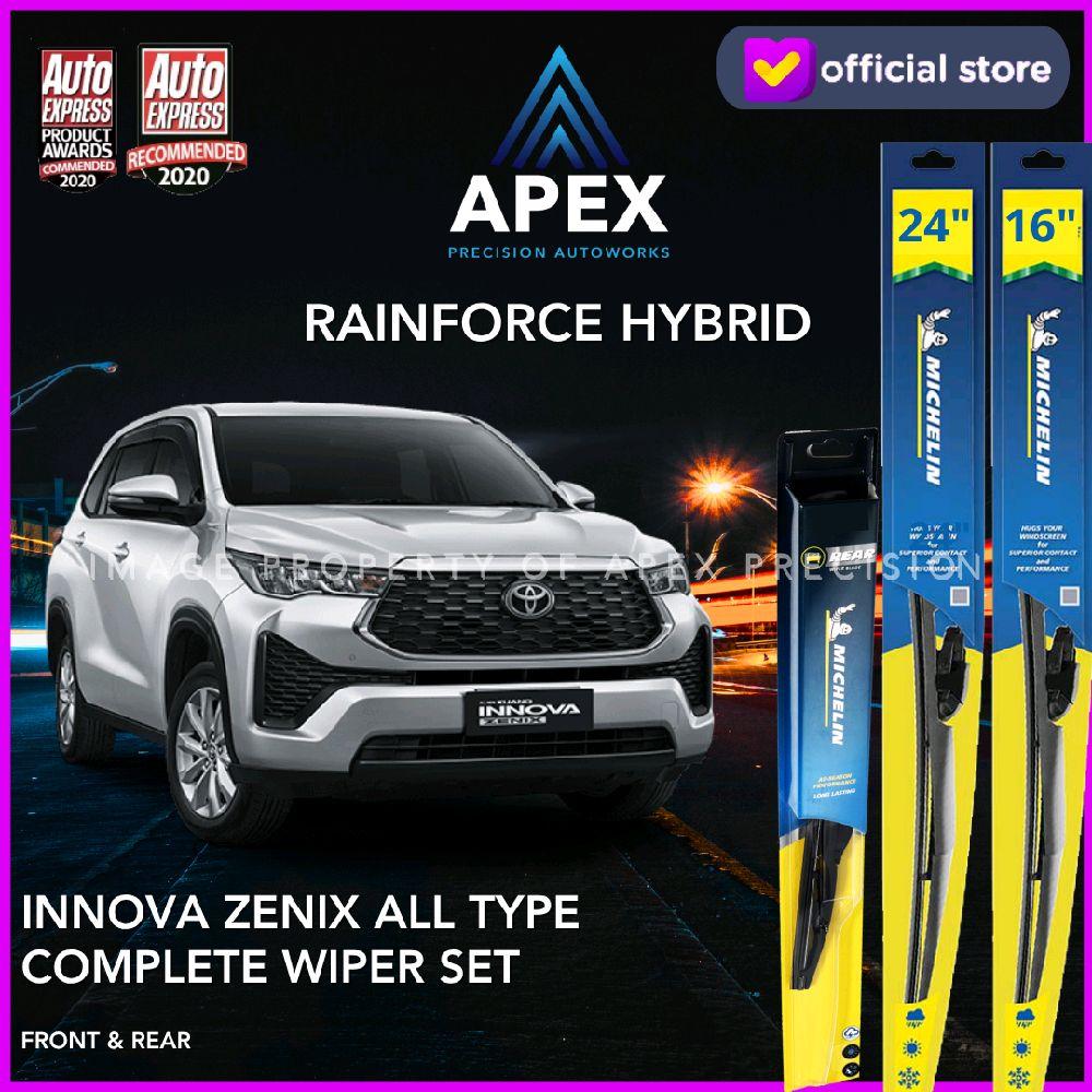 BUNDLING WIPER MICHELIN RAINFORCE HYBRID & RAINFORCE REAR - INNOVA ZENIX