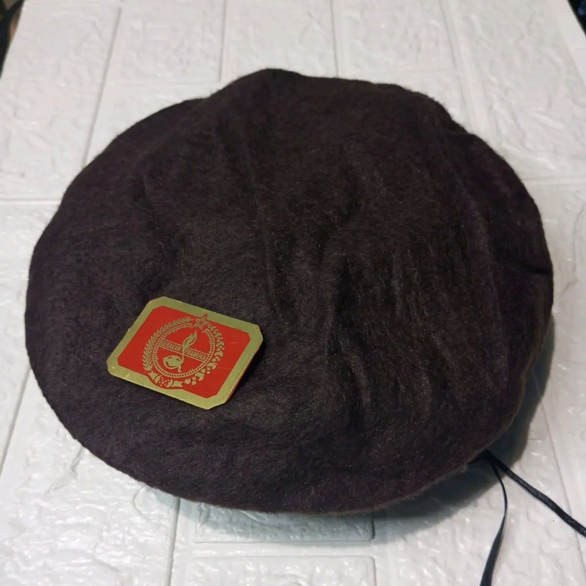 TOPI BARET OSCAR/BARET PRAMUKA FREE PIN SD SMP SMA