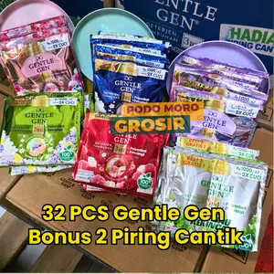 32 PCS GENTLE GEN 80 ml Bones 2 Piring cantik Mix Varian