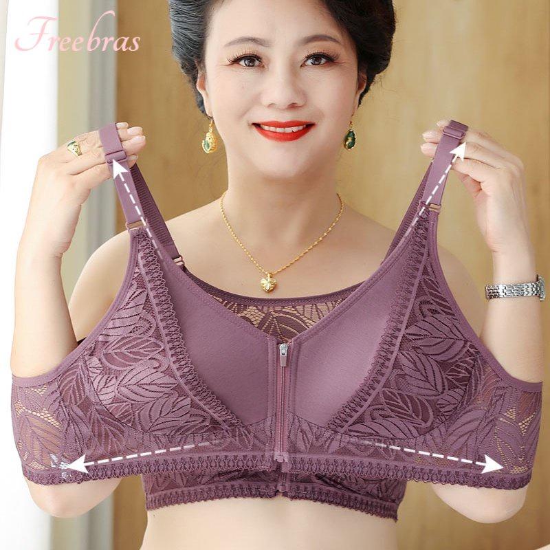 Wanita Tanpa Kawat Bra Sexy Sorex Pakain Dalam Push Up Bh Seamless Bra Seksi Kancing Depan Underwear Dewasa Lingeie Renda Lembut Pengaturan 2