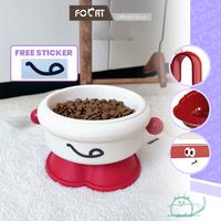 Gambar FOCAT X Tempat Makan Hewan Peliharaan M05 Pet Feeder Bowl/Mangkuk Makanan Kucing Anjing/Wadah Makan - Krem dari Focat Indonesia Kab. Tangerang 1 Tokopedia