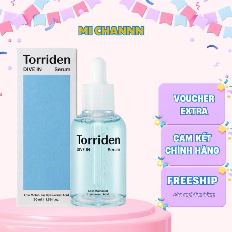 ￼Serum Torriden Dive In Serum giúp cấp ẩm cho da Low Molecular Hyaluronic Acid Chai 50ml (mới)