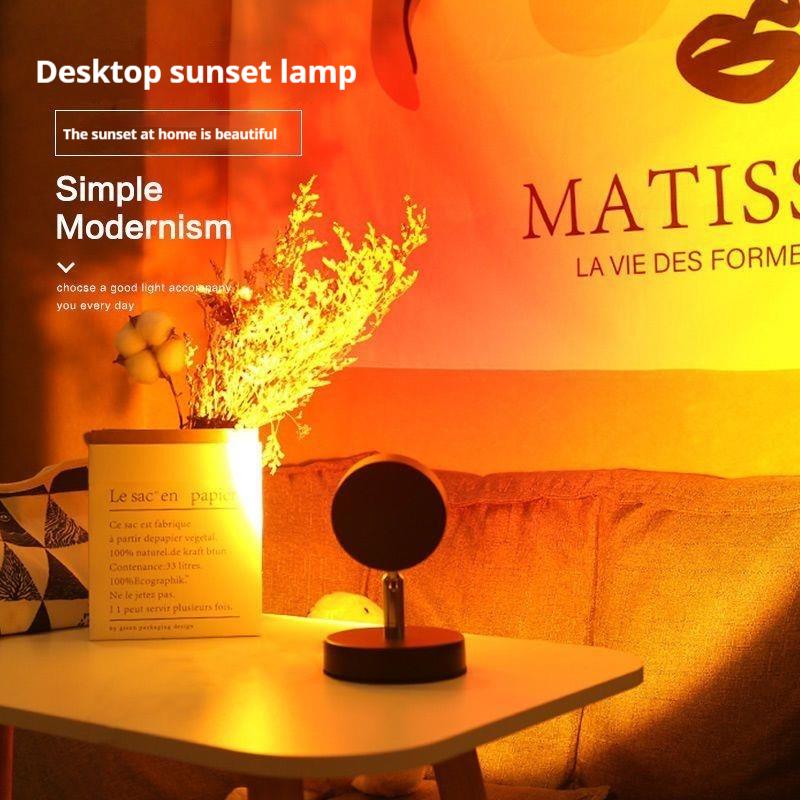 Đèn hoàng hôn, Đèn Tạo Không Khí, Đèn Ngủ, Đèn Hoàng Hôn Đầu Giường, Thích Hợp Để Chụp Ảnh, Chiếu Sáng Phụ, Đèn Hoàng Hôn Phòng Ngủ Người Nổi Tiếng Trên Internet, Lý Tưởng Để Chụp Ảnh