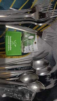 Product Review of 2 lusin sendok dan garpu makan tebal from d**6 2