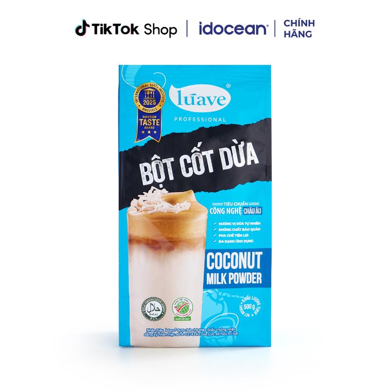  Bột cốt dừa Lúave 500g - Hương dừa tự nhiên dùng pha chế làm bánh làm kem,... 