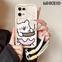 Gambar MHKEID Casing Hp untuk OPPO Reno 7 4G Reno 8 4G Reno 7 5G 8 5G 7SE 5G 8 Pro 5G Find X8 X5 Lite Reno 7Z 5G 8Z 5G Reno 7 Lite 5G 8 Lite 5G F21 Pro F21s Pro Case Pola Anjing yang bahagia Kasing Anti-Sidik Jari Silikon Kasus Lembut Tali gantung Casing - Gaya1, OPPO Reno 7 4G dari MHKEID MALL Kab. Tangerang 4 Tokopedia