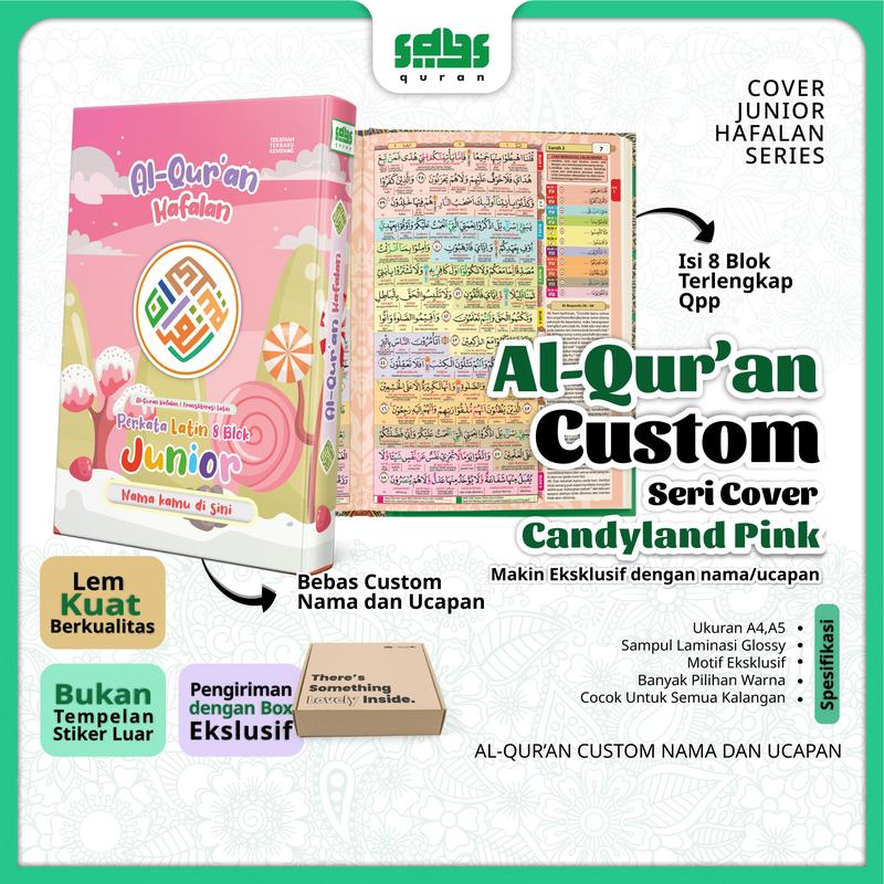 Al-Qur'an Custom Nama Junior - Al-Qur'an Hafalan 8 Blok Full Warna (A5) 7