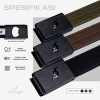 Gambar JFR Ikat Pinggang Pria Model Sabuk Gesper JBELT16 - Black dari Jennifer Wallet Kota Administrasi Jakarta Barat 3 Tokopedia