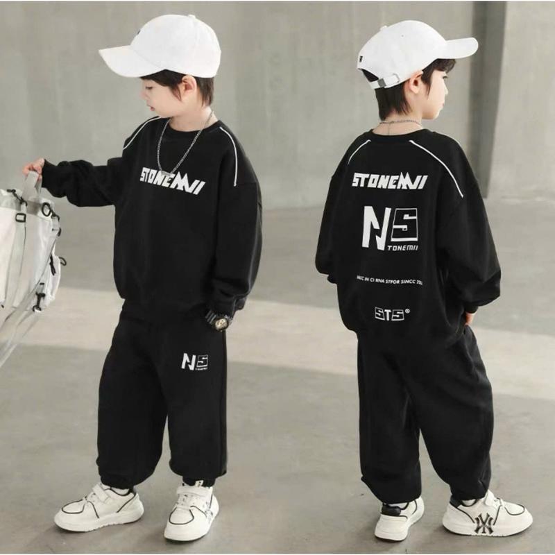 bộ quần áo thu đông cho bé trai từ 17 - 45kg chất vải mềm ấm áp đường may kĩ.set đồ thu đông dài tay cho bé trai từ 4 - 14 tuổi phong cách hàn quốc.mẫu N5