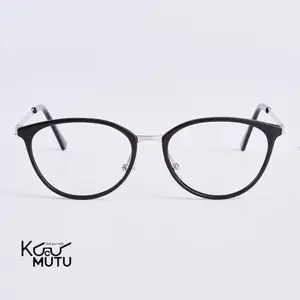 (BELI 1 GRATIS 1) KUCUMUTU. Frame Kacamata KELLY Cateye ringan Wanita Fashion Photocromic Anti Radiasi Mata Normal Minus dan Cylinder