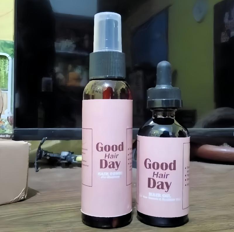 Product Introduction of VIRAL!! GOOD HAIR DAY Hair Tonic & Hair Oil Asli Original Penumbuh Rambut Rontok Kering 3