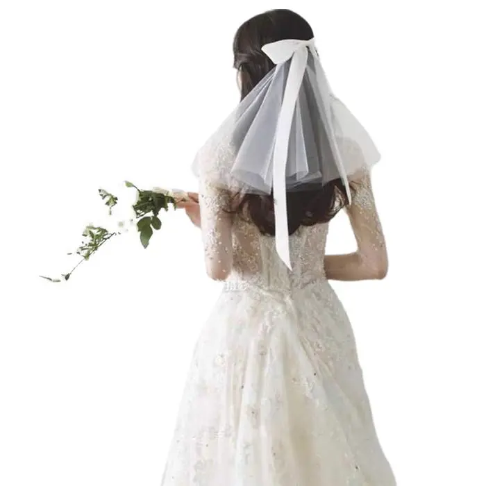 Bride Veil Kerudung Pengantin Putih - Kupu-Kupu Wedding Veil