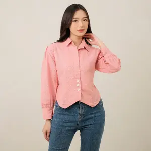 Sanju Blouse - Halinka Shirt Korean Blouse
