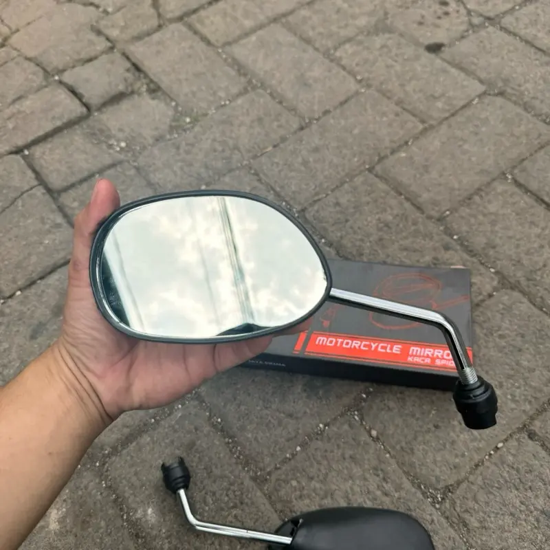 SPION ASTREA GRAND MIROR GRAND ASTREA BULUS DRAT 14CM GANGGANG CROME Accessories Motorcycle 1