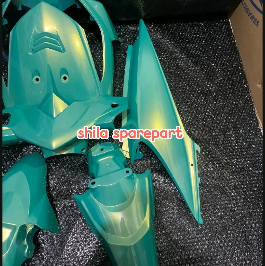 Cover full body halus honda beat karbu warna aliens green hijau lembayung gold (cat custom)
