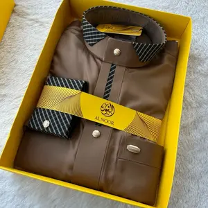 Jubah al noor katun poliester manset