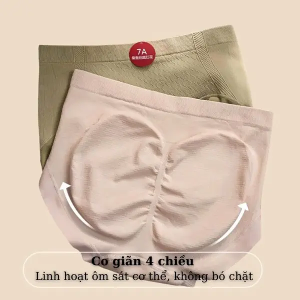 Combo 10 Quần Lót Nữ Cạp Cao Gen Cotton Mã 7A FreeSize 45-65kg Women 5