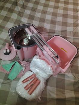 Product Review of 【Exclusive IndyIscha】Bonbox Alat Pel Lantai Super Mop Kain Fiber dengan Spin Mop Ember Dapat Dilepas  BCT706 from I**e R**a 1