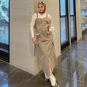 Naviastyle Franda Overall Cargo | Overall Span Wanita Korean Look Panjang