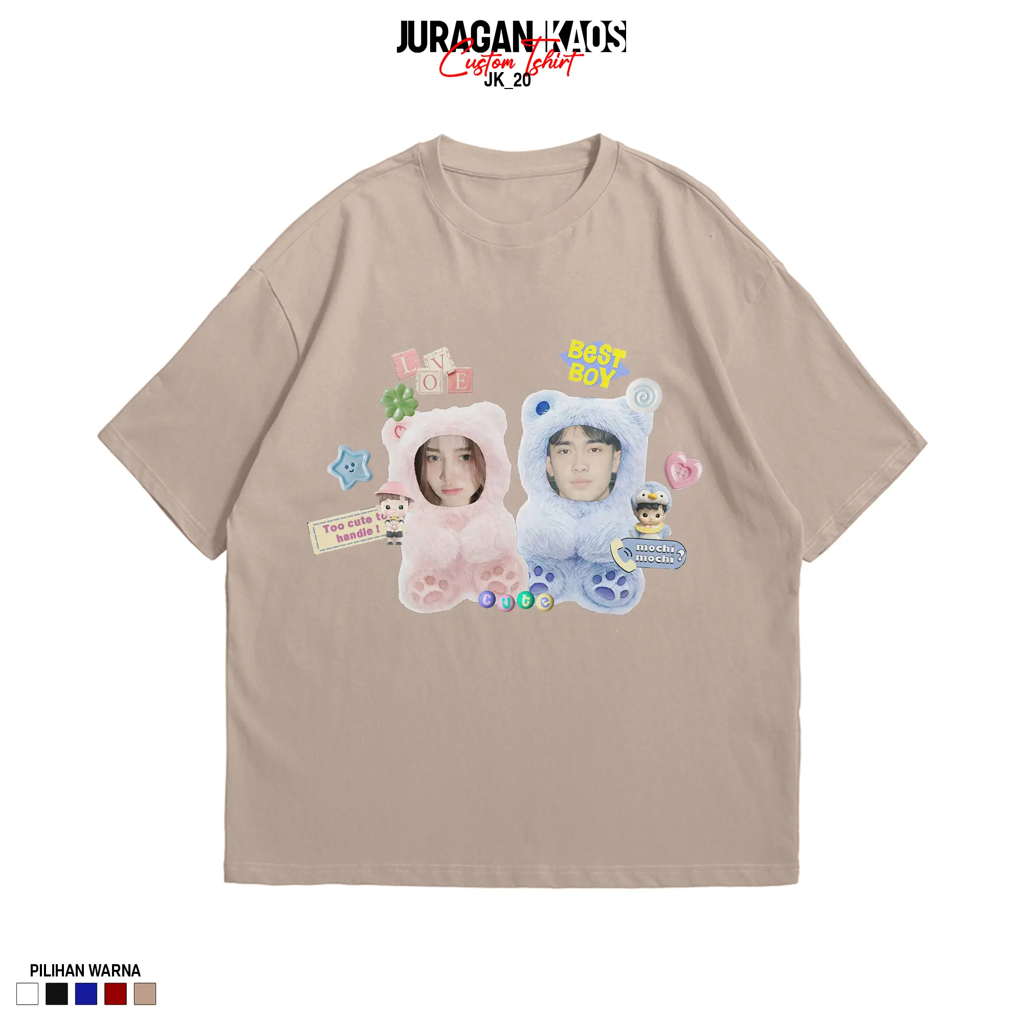 Lengan Pendek ( CREAM )