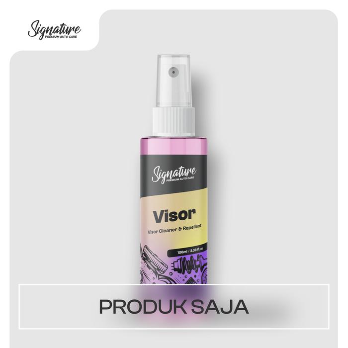 Gambar VISOR Pembersih Visor Helm Motor Anti Air - Pelapis Coating Visor Clear / Smoke / Iridum Cleaner & Repellent Hydrophobic | Signature Auto Care - Produk Saja dari Signature Auto Care Kota Semarang 2 Tokopedia