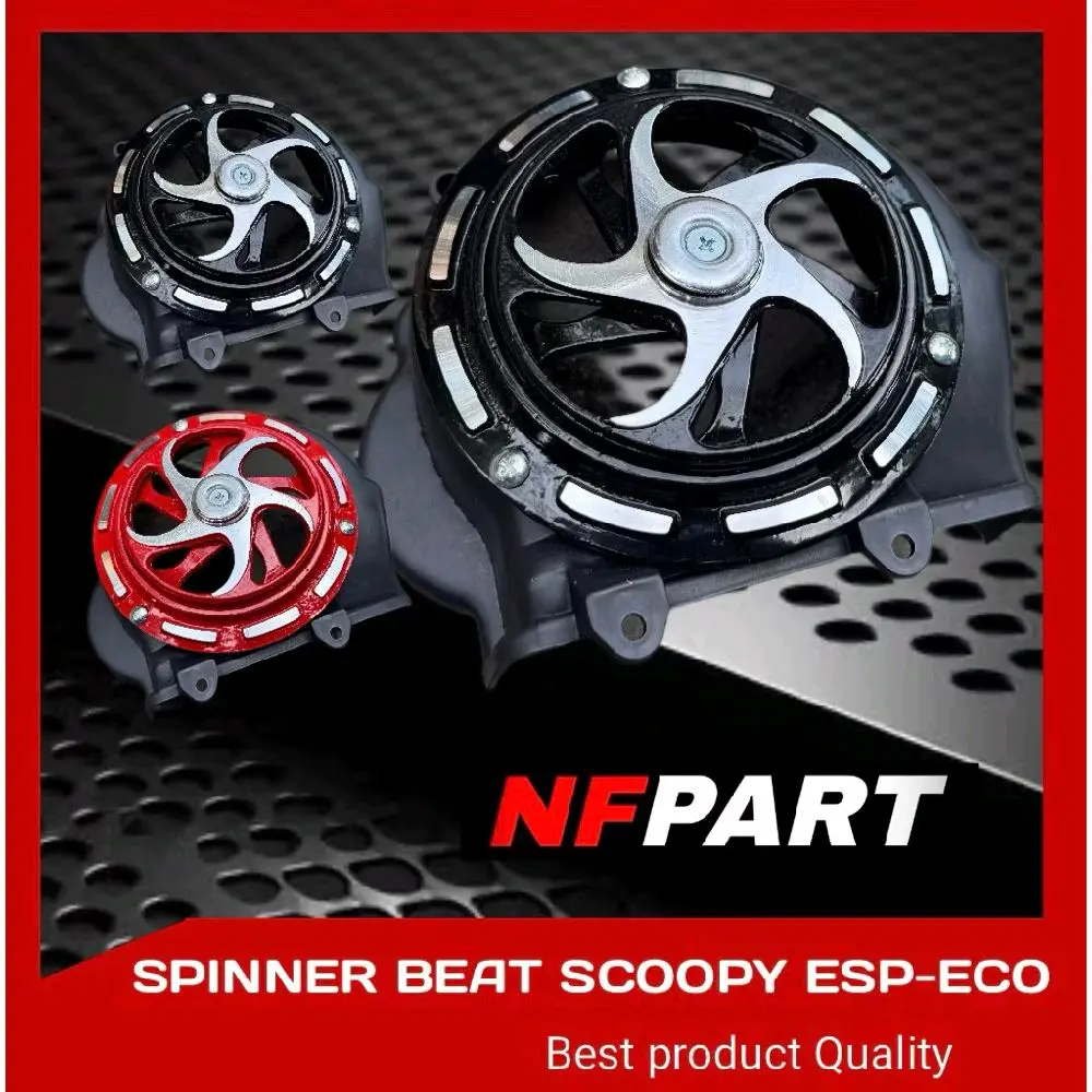 SPINNER BEAT ESP 2016-2019 SPINNER SCOOPY ESP • COVER TUTUP KIPAS BEAT NEW ESP SCOOPY ESP PLUS SPINER VESMET SPINER KIPAS SCOOPY BEAT NEW 2016 - 2019 PNP Motorcycle