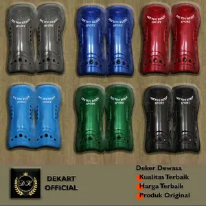Deker Dewasa Fiber / Shinpad Sepak Bola, Futsal Warna