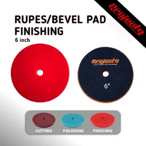 PROJECT9 - Rupes/Bevel Pad Finishing - Busa Poles Mobil bentuk flat/datar | ukuran  6" inch