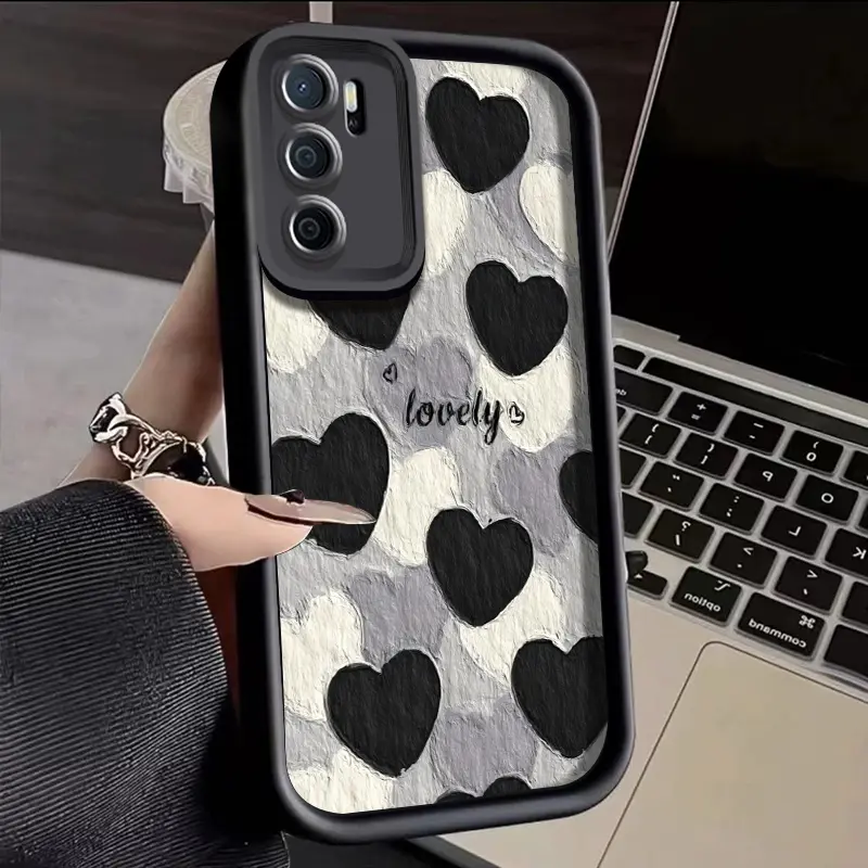 Casing Hp Untuk OPPO A16 OPPO A16s OPPO A54s Case Casing ponsel pola cinta HP ponsel kasing lembut trendi baru Softcase pelindung silikon Kesing