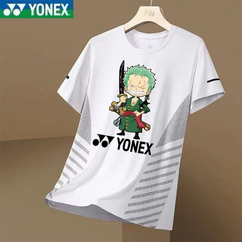 Áo Cầu Lông, Dòng Tennis Mới Của YONEX, Dành Cho Nam Và Nữ, Nhanh Khô, Thấm Hút Mồ Hôi, Tay Ngắn, Thích Hợp Cho Chạy Bộ Và Thể Thao Ngoài Trời, Áo Trên