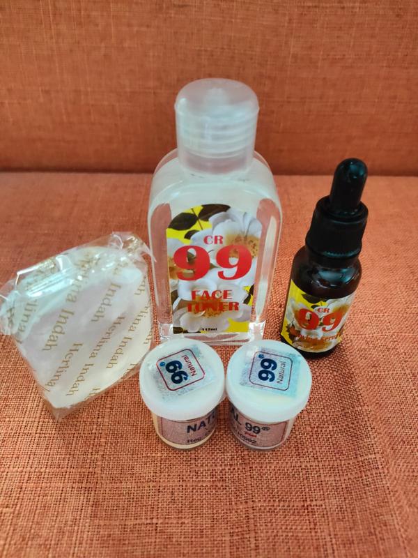 Paket Cream Kecantikan Natural 99 Plus Vit E Asli Hologram Silver (Pink Flowy) - Wajah, Pencerah Perawatan Hitam skincare lengkap brightening skincare  anti aging 0