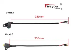 Motorcycle Electric Vehicle Parts Brake Switch Power Off Switch Wired Waterproof Disc Brake Switch Pedal Brake Switch - B one pair