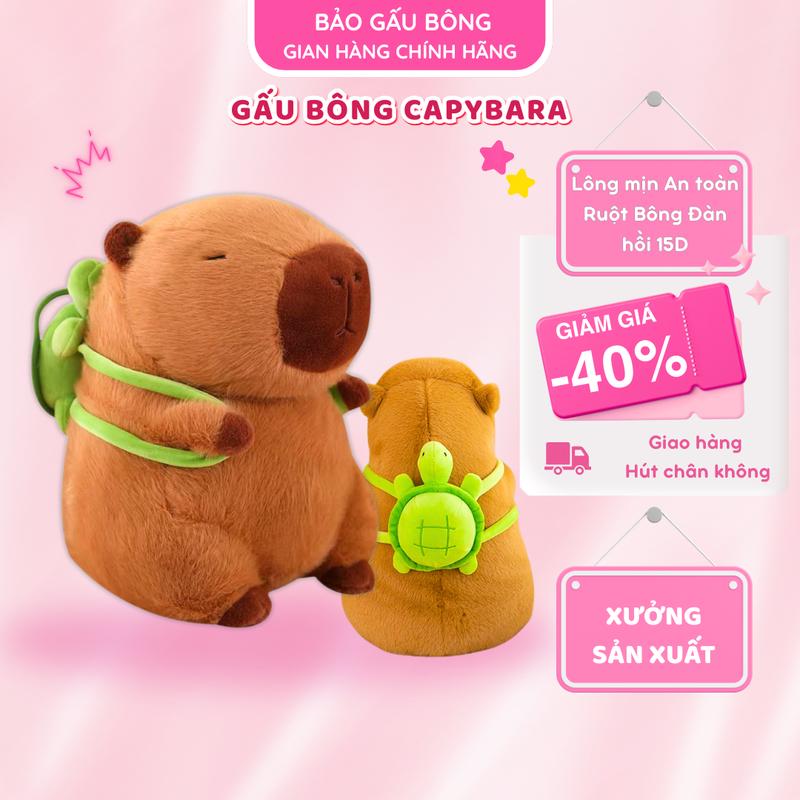  Capybara 1M2 >> 1M >> 90CM  gấu bông capybara chuột lang nước size siêu to khổng lồ  gấu bông đồ chơi 