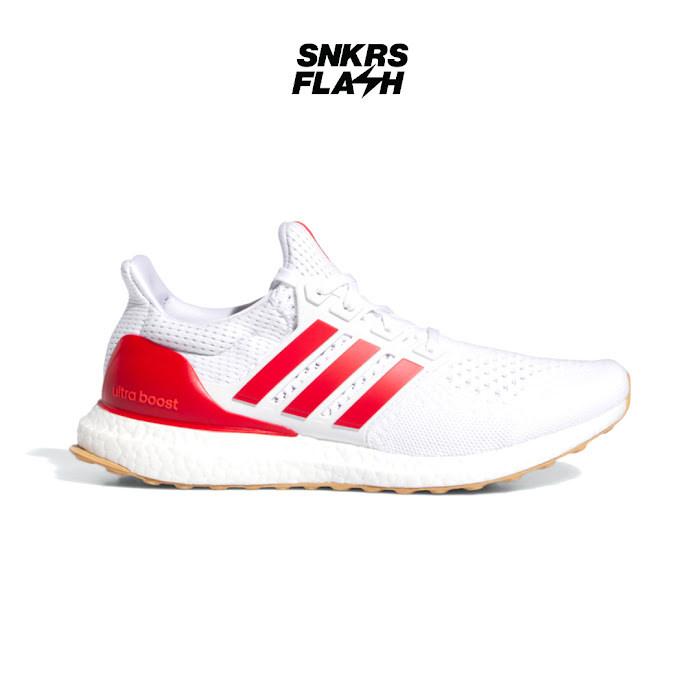 ADIDAS Ultraboost 1 Cloud White Better Scarlet Gum - JH9184
