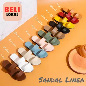 [Linea] Sandal Sepatu Wanita Isrin Isran Empuk Nyaman Premium Modis Trendy Kekinian Elegan