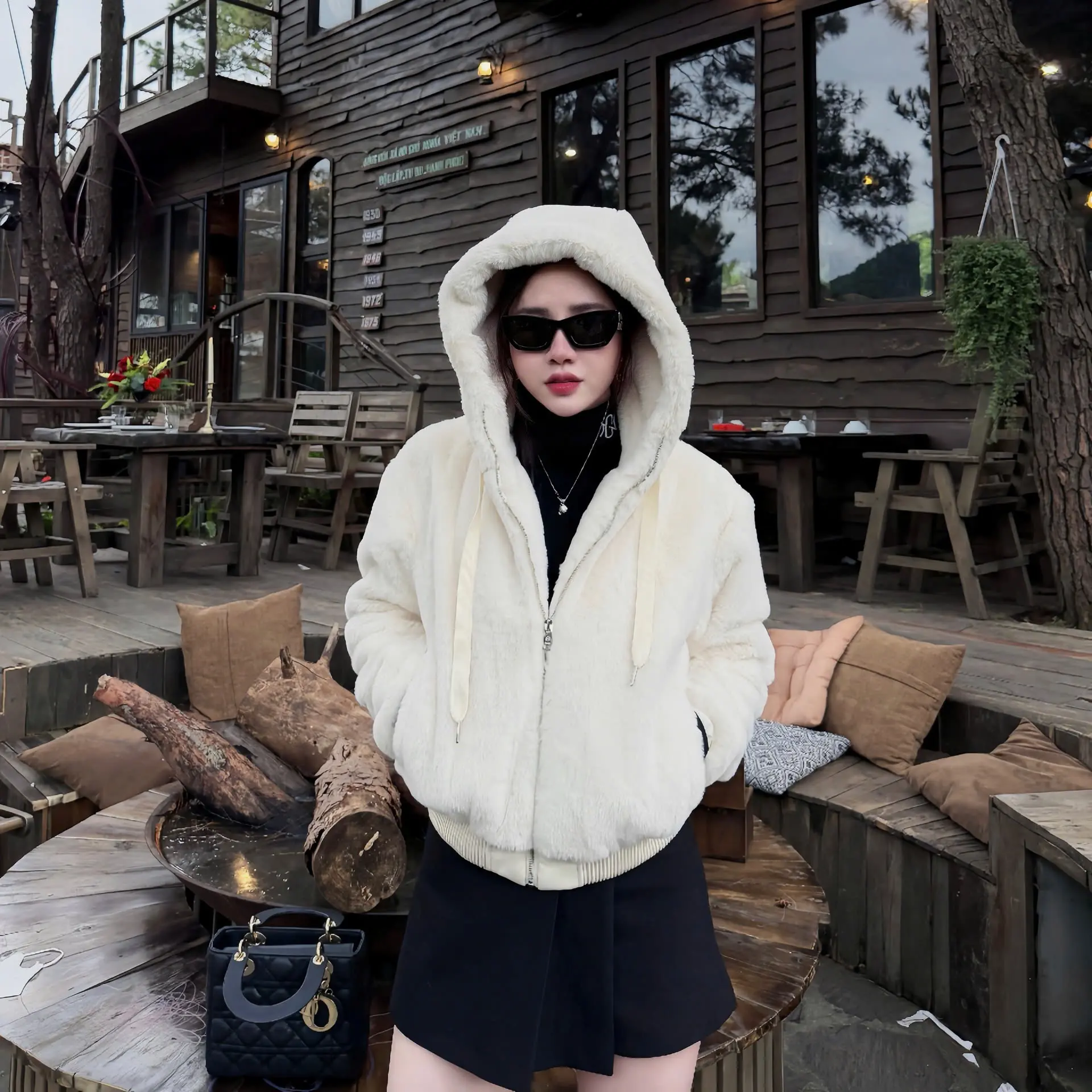 GUNO-Áo lông NAM NỮ GUNO chính hãng lông thỏ xịn SP5 Top Jacket |25AG149/25AB183 | BigBuy360 - bigbuy360.vn