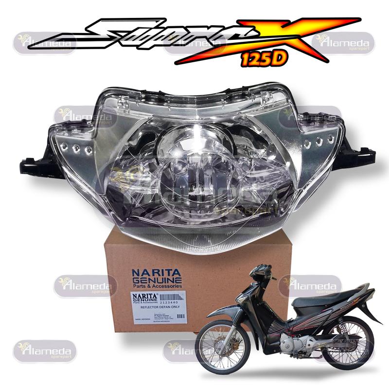 Batok Totok Depan Belakang Supra X 125 Lama 2005-2007 Warna Lengkap Hitam Merah Maroon Biru Silver 5